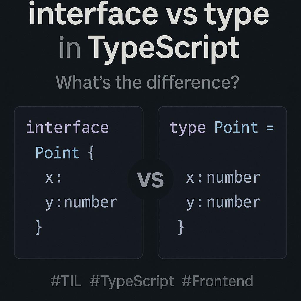 interface와 type